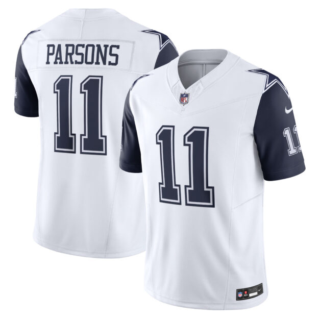 Men's Nike Micah Parsons White Dallas Cowboys Vapor F.U.S.E. Limited Jersey