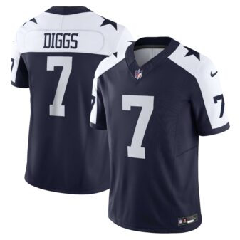 Men's Nike Trevon Diggs Navy Dallas Cowboys Alternate Vapor F.U.S.E. Limited Jersey