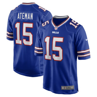 Men's Nike Marcell Ateman Royal Buffalo Bills Team Game Jersey