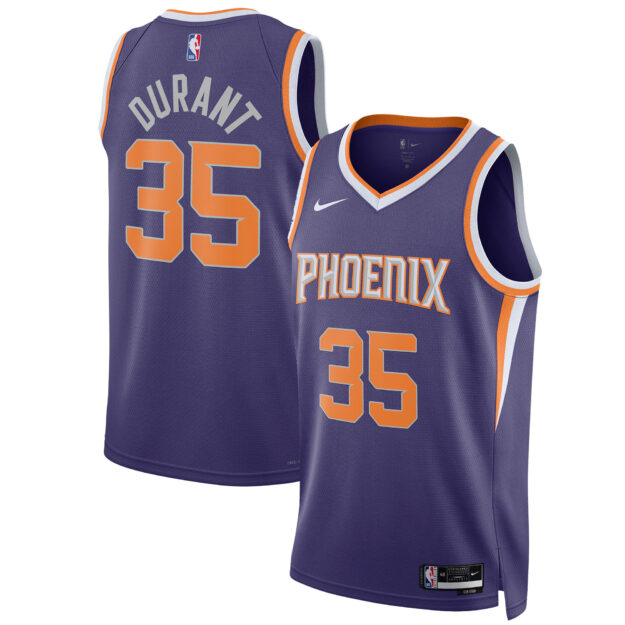 Unisex Nike Kevin Durant Purple Phoenix Suns Swingman Jersey - Icon Edition