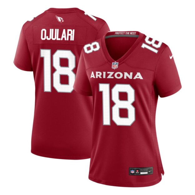 BJ Ojulari Women's Nike Cardinal Arizona Cardinals Custom Game Jersey