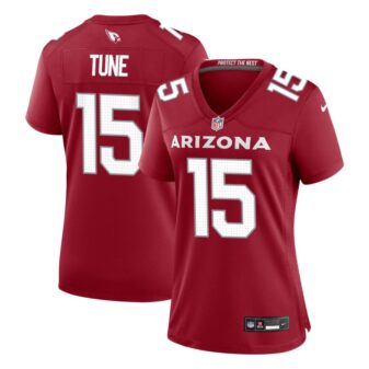 Clayton Tune Women's Nike Cardinal Arizona Cardinals Custom Game Jersey