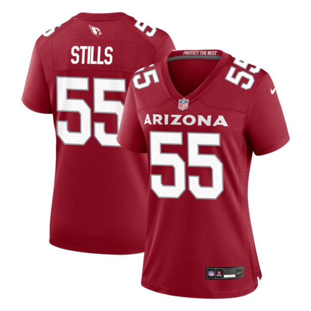 Dante Stills Women's Nike Cardinal Arizona Cardinals Custom Game Jersey