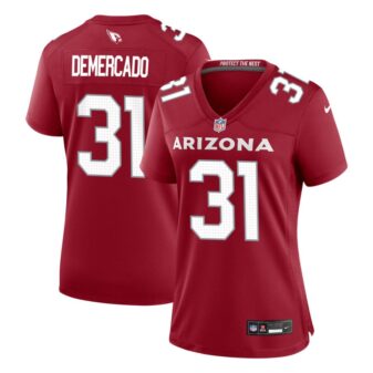 Emari Demercado Women's Nike Cardinal Arizona Cardinals Custom Game Jersey