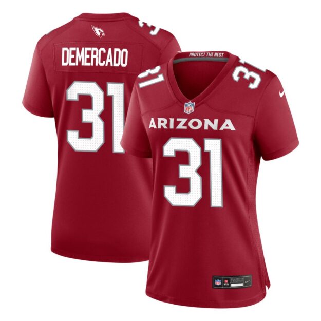 Emari Demercado Women's Nike Cardinal Arizona Cardinals Custom Game Jersey