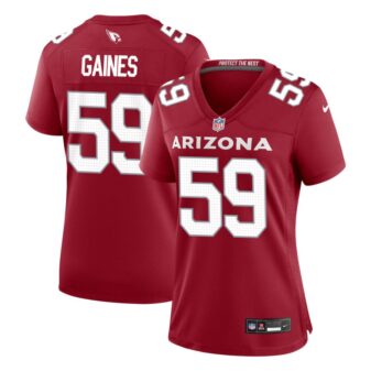 Jon Gaines Women's Nike Cardinal Arizona Cardinals Custom Game Jersey