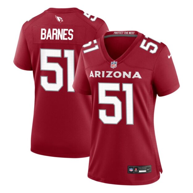 Krys Barnes Women's Nike Cardinal Arizona Cardinals Custom Game Jersey