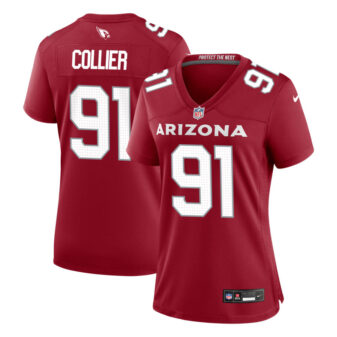 L.J. Collier Women's Nike Cardinal Arizona Cardinals Custom Game Jersey