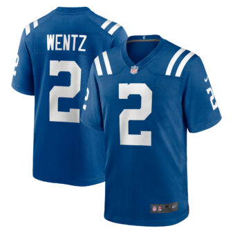 Men's Nike Carson Wentz Royal Indianapolis Colts Game Jersey