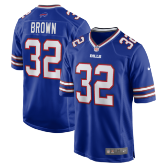 Men's Nike Kyron Brown Royal Buffalo Bills Game Jersey