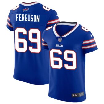 Reid Ferguson Men's Nike Royal Buffalo Bills Vapor Elite Custom Jersey