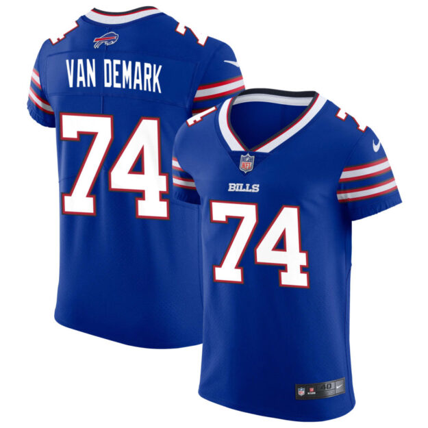 Ryan Van Demark Men's Nike Royal Buffalo Bills Vapor Elite Custom Jersey