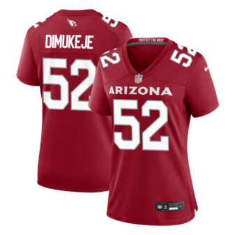 Victor Dimukeje Women's Nike Cardinal Arizona Cardinals Custom Game Jersey