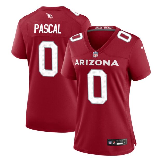 Zach Pascal Women's Nike Cardinal Arizona Cardinals Custom Game Jersey