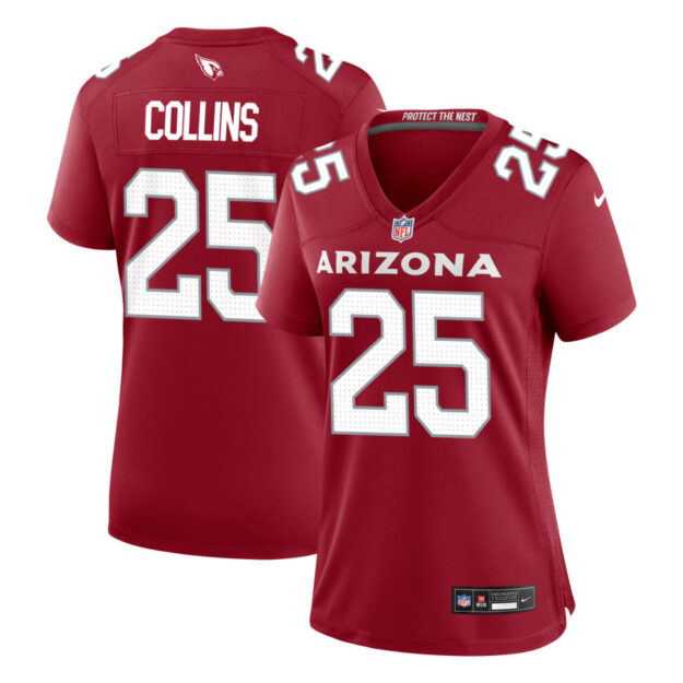 Zaven Collins Women's Nike Cardinal Arizona Cardinals Custom Game Jersey