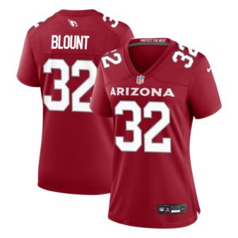 Joey Blount Women's Nike Cardinal Arizona Cardinals Custom Game Jersey