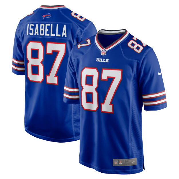 Men's Nike Andy Isabella Royal Buffalo Bills Team Game Jersey