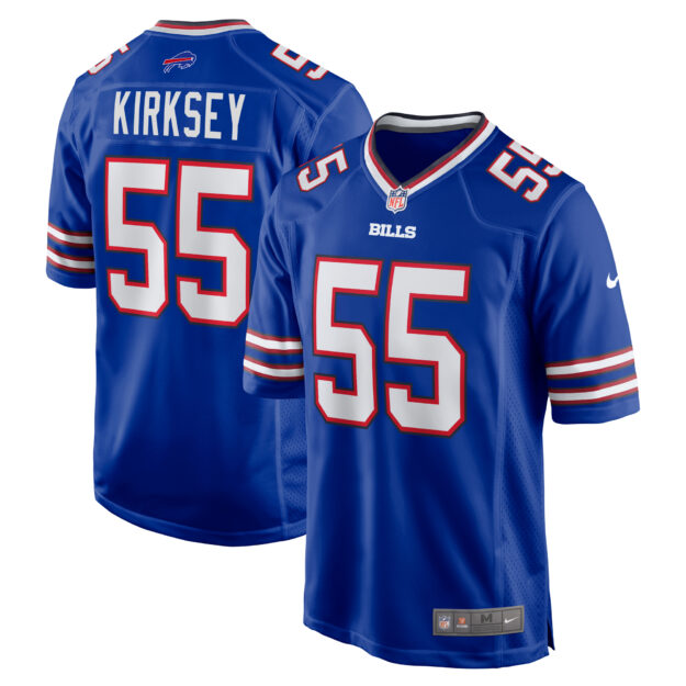 Men's Nike Christian Kirksey Royal Buffalo Bills Team Game Jersey