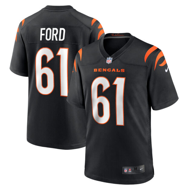 Men's Nike Cody Ford Black Cincinnati Bengals Game Jersey