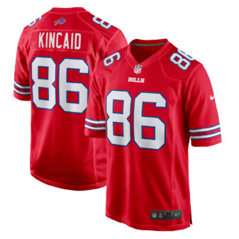 Men's Nike Dalton Kincaid Red Buffalo Bills Alternate Game Jersey