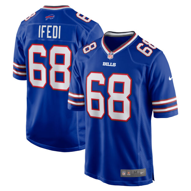 Men's Nike Germain Ifedi Royal Buffalo Bills Team Game Jersey