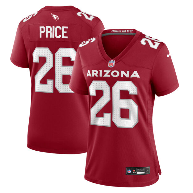 Women's Nike Bobby Price Cardinal Arizona Cardinals Team Game Jersey