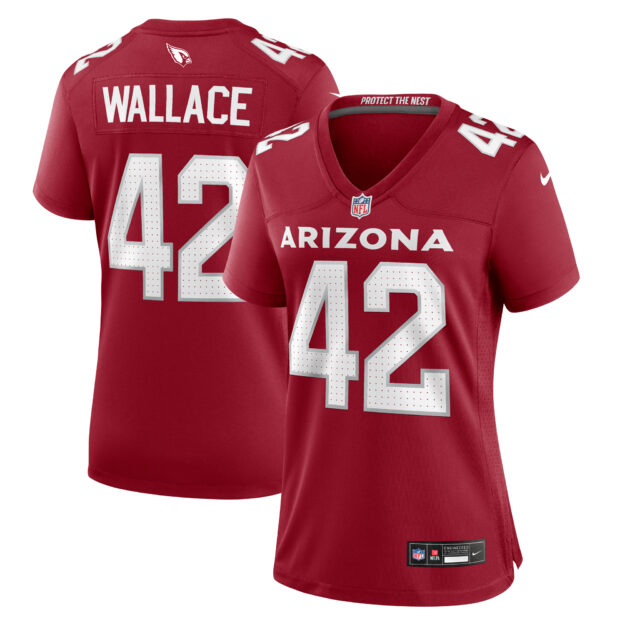 Women's Nike K'Von Wallace Cardinal Arizona Cardinals Team Game Jersey