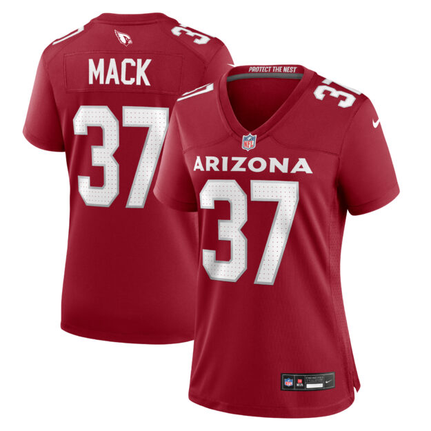 Women's Nike Marlon Mack Cardinal Arizona Cardinals Team Game Jersey