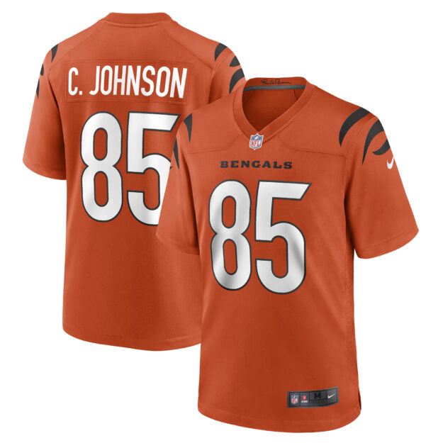 Men's Nike Chad Johnson Orange Cincinnati Bengals Retired Player Alternate Game Jersey