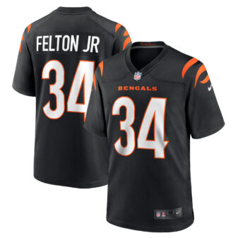 Men's Nike Demetric Felton Jr. Black Cincinnati Bengals Team Game Jersey