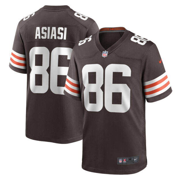 Men's Nike Devin Asiasi Brown Cleveland Browns Game Jersey