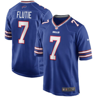 Men's Nike Doug Flutie Royal Buffalo Bills Game Retired Player Jersey