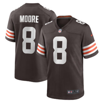 Men's Nike Elijah Moore Brown Cleveland Browns Game Jersey