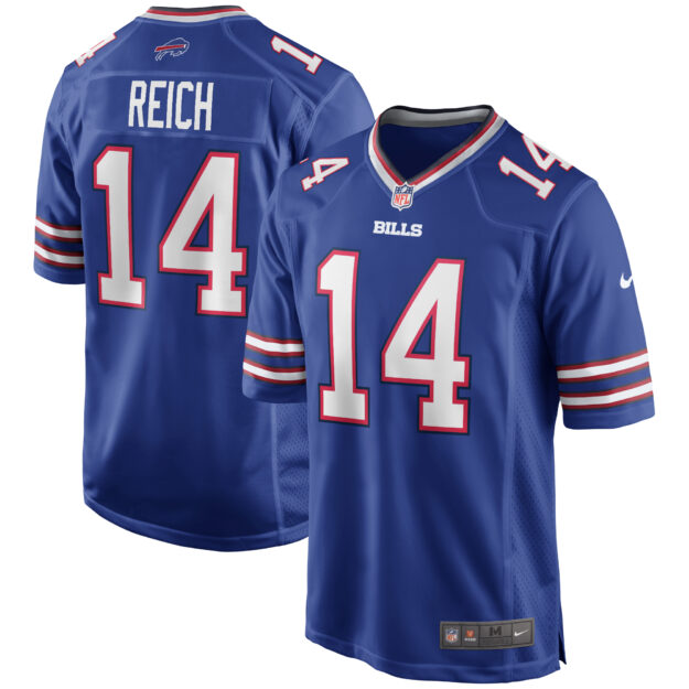 Men's Nike Frank Reich Royal Buffalo Bills Game Retired Player Jersey