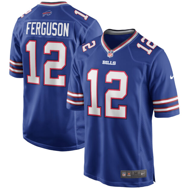 Men's Nike Joe Ferguson Royal Buffalo Bills Game Retired Player Jersey