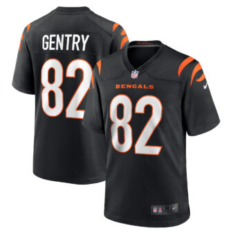 Men's Nike Zach Gentry Black Cincinnati Bengals Game Jersey