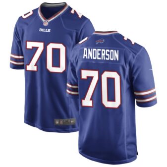 Alec Anderson Men's Nike Royal Buffalo Bills Custom Game Jersey