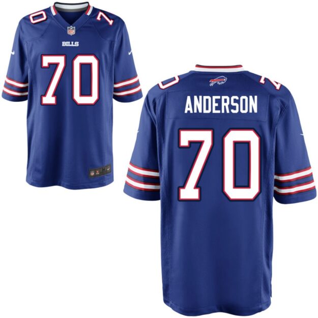 Alec Anderson Youth Nike Royal Buffalo Bills Custom Game Jersey