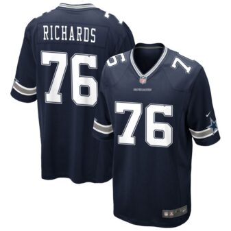 Asim Richards Men's Nike Navy Dallas Cowboys Custom Game Jersey