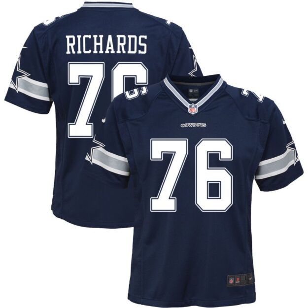 Asim Richards Youth Nike Navy Dallas Cowboys Custom Game Jersey