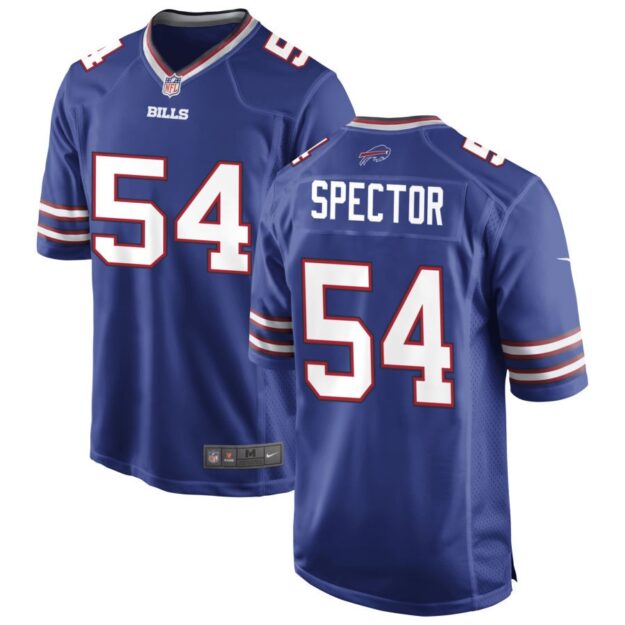 Baylon Spector Men's Nike Royal Buffalo Bills Custom Game Jersey