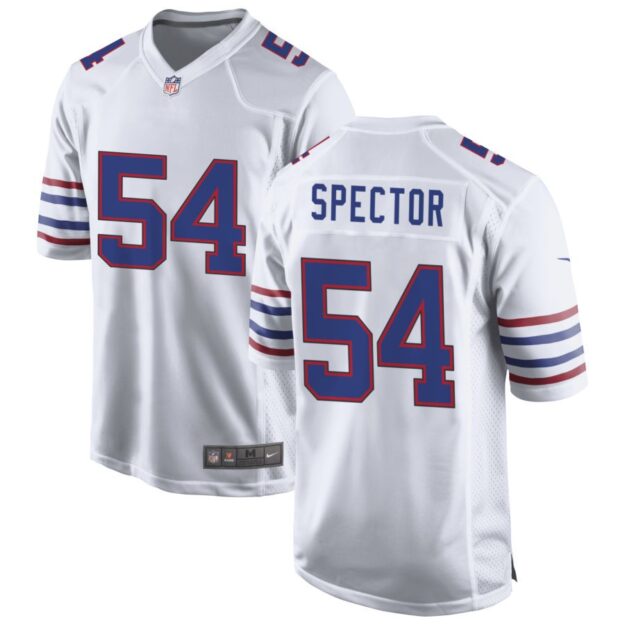 Baylon Spector Men's Nike White Buffalo Bills Alternate Custom Game Jersey