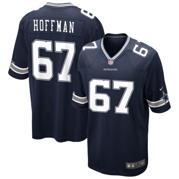 Brock Hoffman Men's Nike Navy Dallas Cowboys Custom Game Jersey