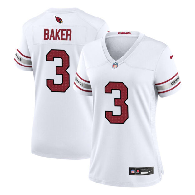 Budda Baker Women's Nike White Arizona Cardinals Custom Game Jersey