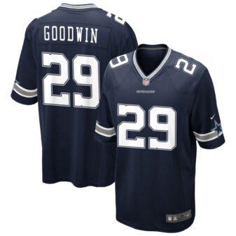 C.J. Goodwin Men's Nike Navy Dallas Cowboys Custom Game Jersey