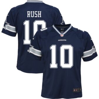 Cooper Rush Youth Nike Navy Dallas Cowboys Custom Game Jersey