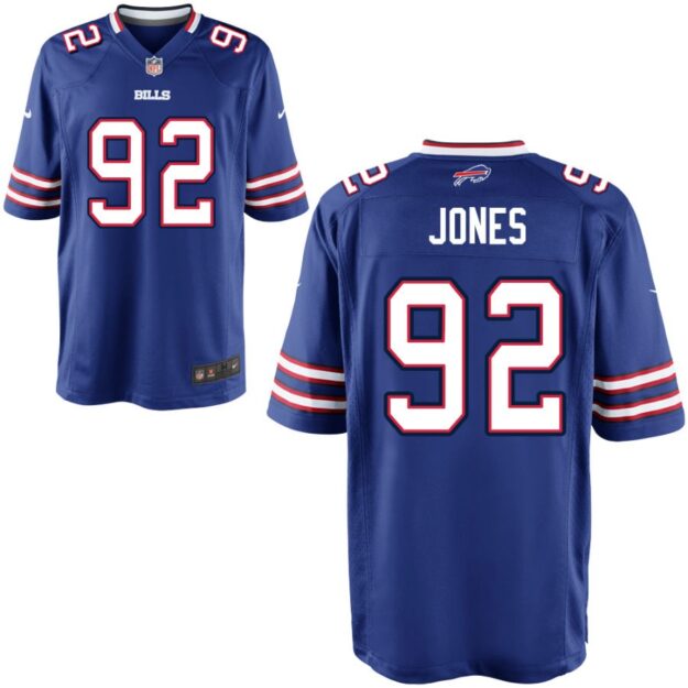 DaQuan Jones Youth Nike Royal Buffalo Bills Custom Game Jersey