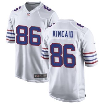 Dalton Kincaid Men's Nike White Buffalo Bills Alternate Custom Game Jersey