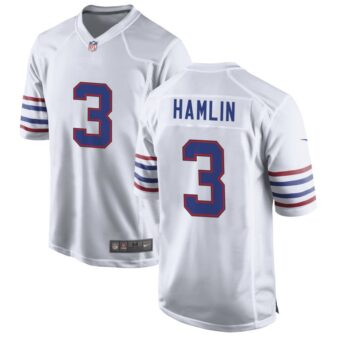 Damar Hamlin Men's Nike White Buffalo Bills Alternate Custom Game Jersey