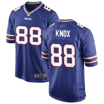 Dawson Knox Men's Nike Royal Buffalo Bills Custom Game Jersey